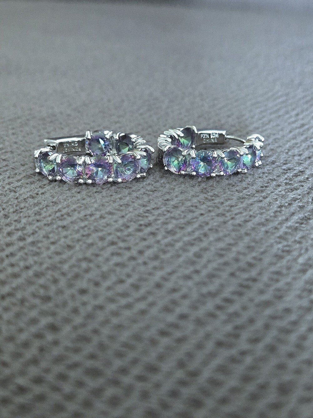 Cote d'Argent Mystic🧙♂️ Quartz Hoops - NWT - Picture 5 of 15